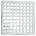 Newport Brass 6" Square Shower Drain in Polished Nickel 233-601/15